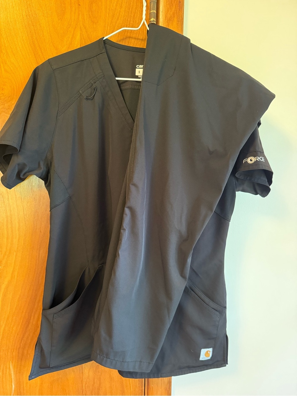 Carhartt Women's Black Lightweight Scrub Set